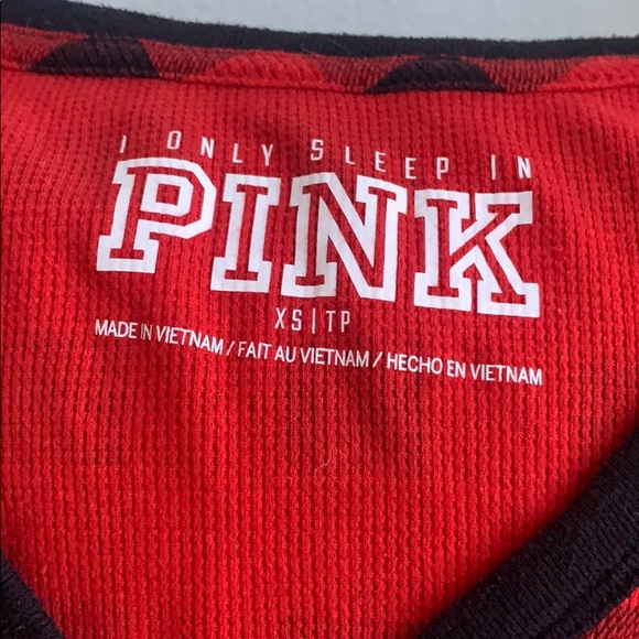 Victorias Secret Pink Check Buffalo Pjs XS - Picture 2 of 5